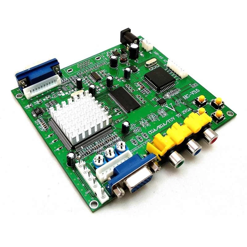 DEVMO Gonbes GBS8200 CGAEGAYUVRGB to VGA Output Arcade Jamma Game HD Video Converter Board Monitor to LCD GBS 8200 Latest aga